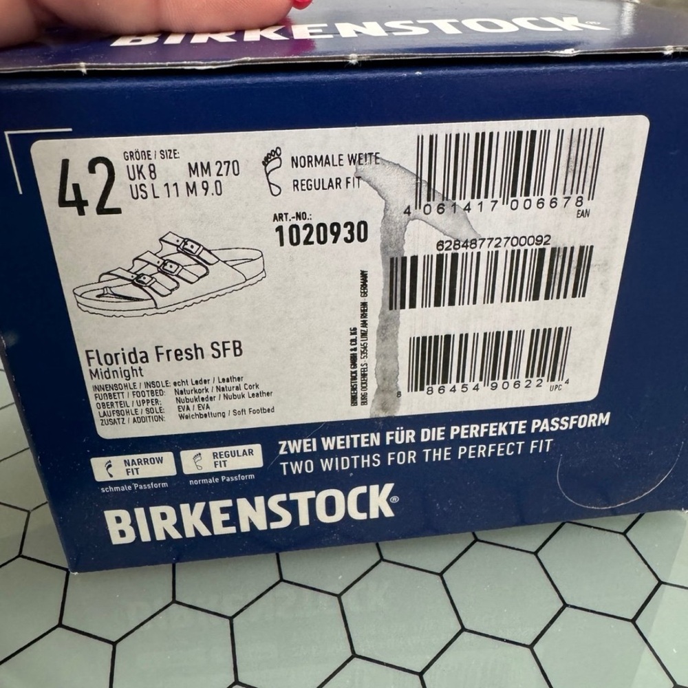 Birkenstock midnight Florida women’s 42 - Picture 9 of 9